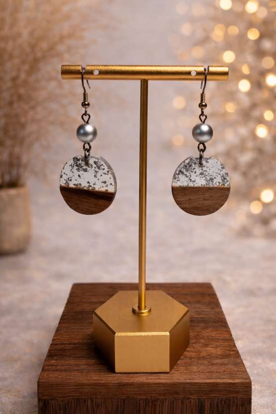 Color Me Classy: Silver Half Round