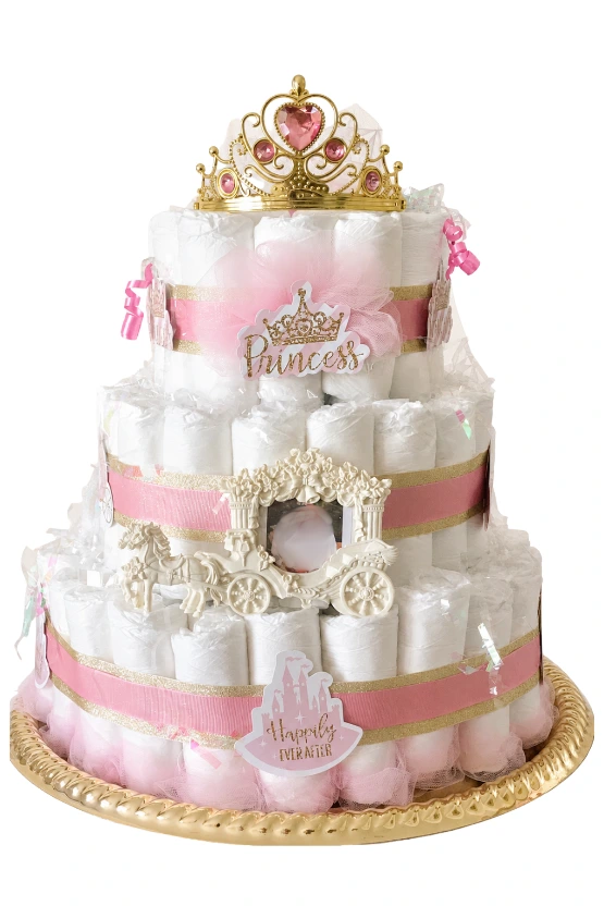 Diaper Cake: It's A Princess!