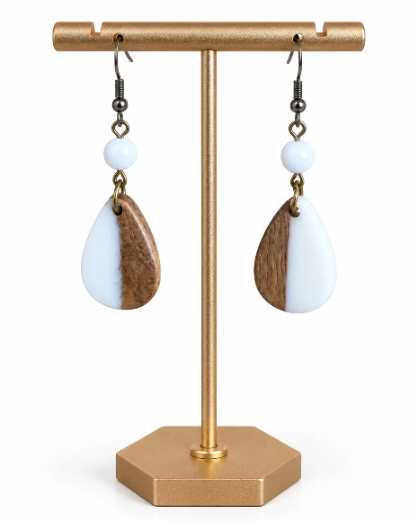Bohemian White Mexico-Inspired Earrings