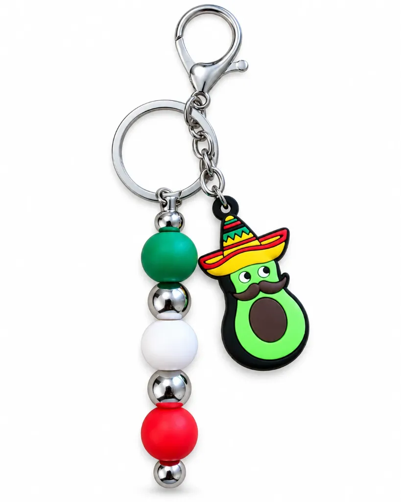 Avocado Keychain